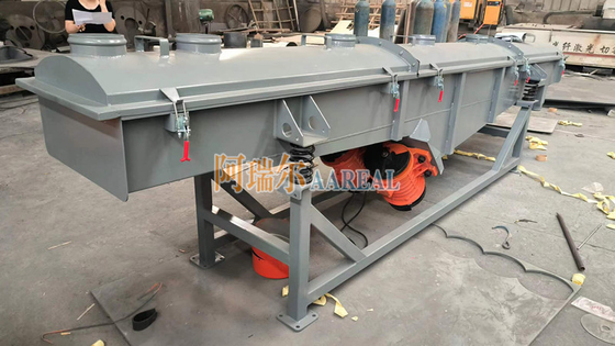 500*4000mm Stal węglowa 2 pokłady Ekran drgający liniowy