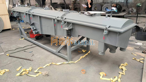 500*4000mm Stal węglowa 2 pokłady Ekran drgający liniowy