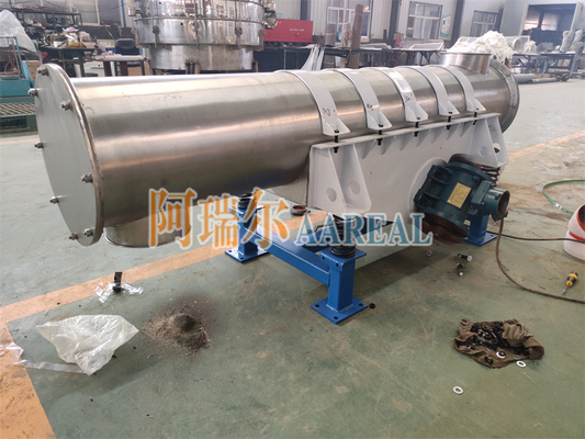 Wysokiej wydajności Małe rozmiary 400 mm średnicy Tubularne Wibratory Feeder Do Chemicznych Cząsteczek Instalacja siedzenia