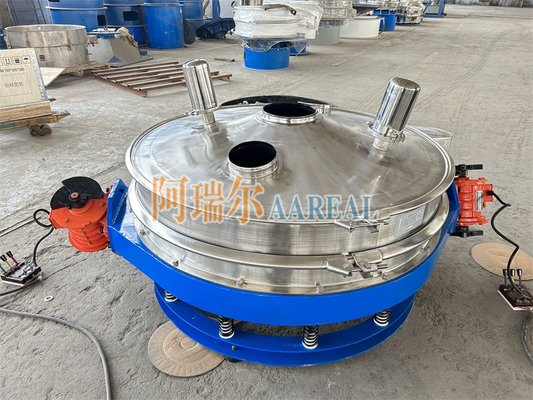 Wysokiej wydajności 400mm~1500mm Stal nierdzewna 304 Low Profile Flow Through Separator Inline Vibrating Screen dla materiału baterii litowej wyłożonego węglem teflonowym