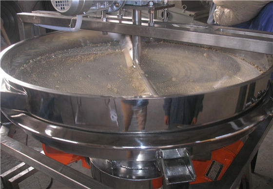 Maszyna do drgań ekranu wielopokładowego / jednopokładowego z układem szczotkowania obrotowego