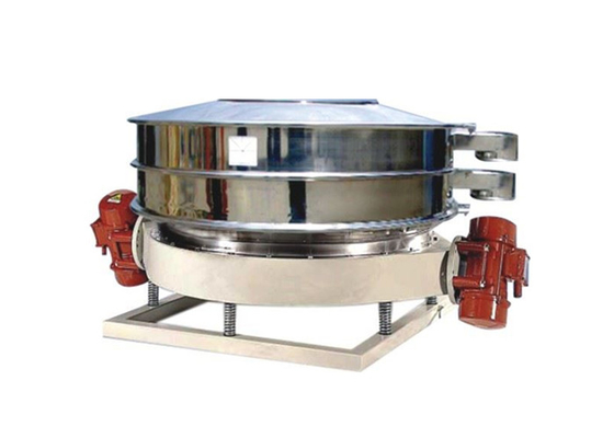 Niski profil Vibro Screen Machine Round Vibrating Separator z dwoma warstwami ekranu