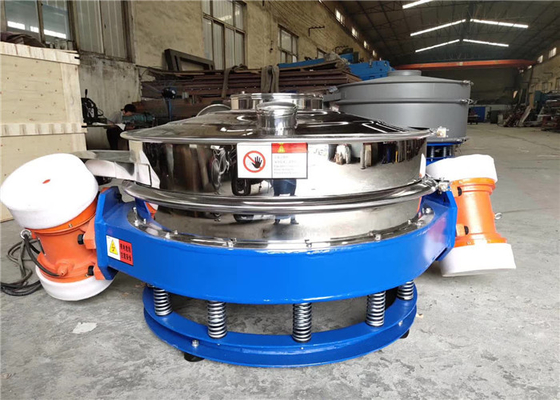 Niski profil Vibro Screen Machine Round Vibrating Separator z dwoma warstwami ekranu