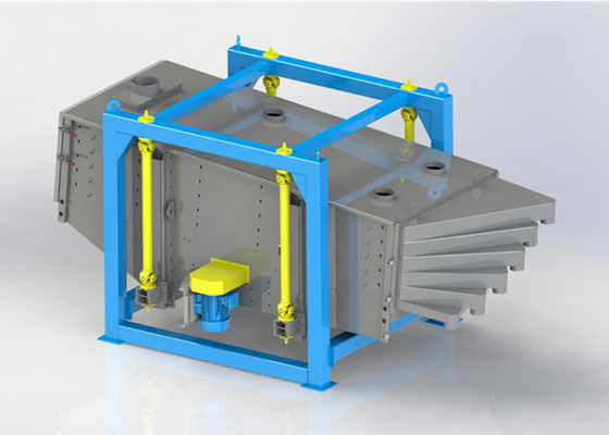 Wysokiej dokładności Gyratory screen separator Gyratory fine screening machine