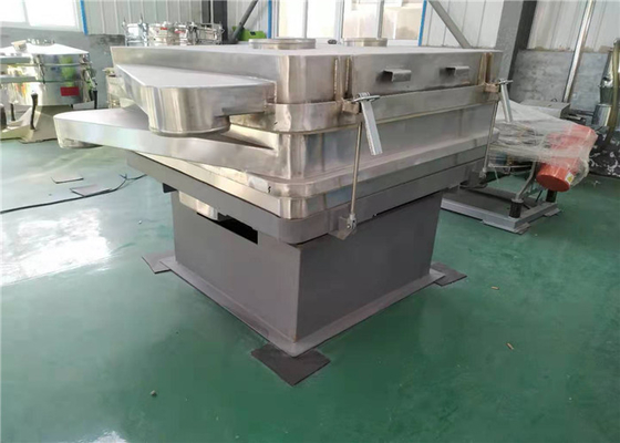 Wysokiej wydajności Tumbler Screening Machine, Silver Crystals Vibratory Screen Separator