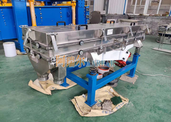 Ultrasonic Grain Fertilizer Linear Vibrating Sieve Sifter