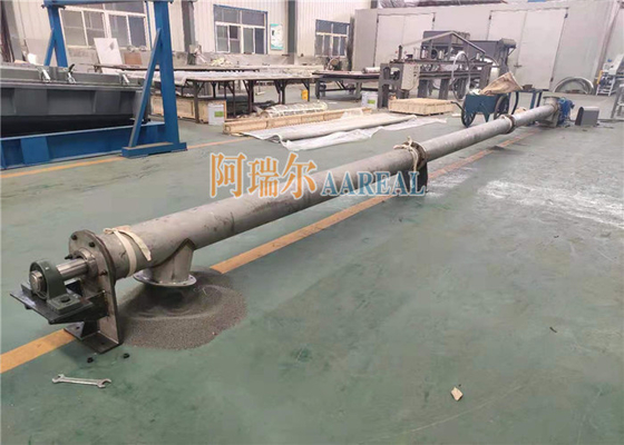 Dia. 219mm Długość 9000mm Przewodnik przenośnikowy z rurkową śrubą 316L