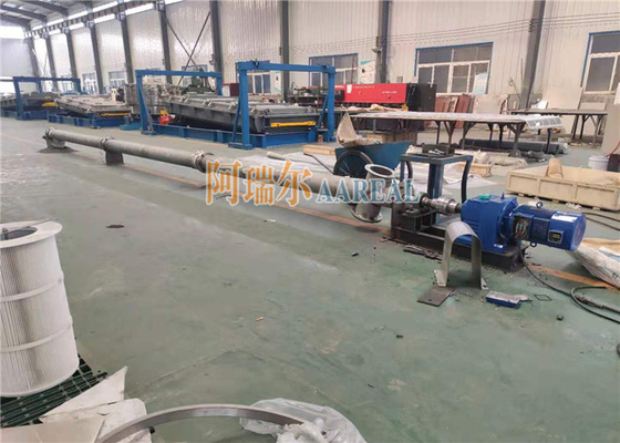 Dia. 219mm Długość 9000mm Przewodnik przenośnikowy z rurkową śrubą 316L