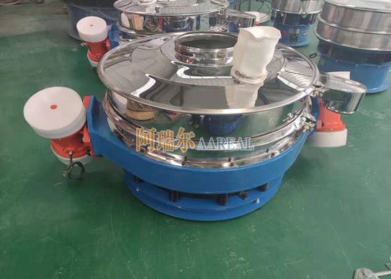 Wysokiej wydajności 400mm~1500mm Stal nierdzewna 304 Low Profile Flow Through Separator Inline Vibrating Screen dla materiału baterii litowej wyłożonego węglem teflonowym