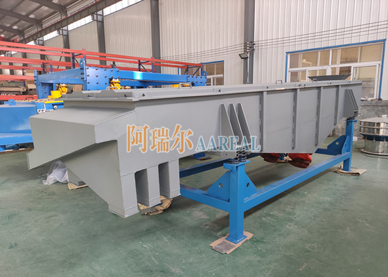 1800*4500mm Stal nierdzewna Wielopokój prostokątny liniowy wibrujący ekran do soli morskiej