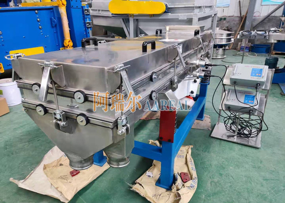 Ultrasonic Grain Fertilizer Linear Vibrating Sieve Sifter